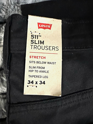 Levi men 34x34 slim fit - men's,